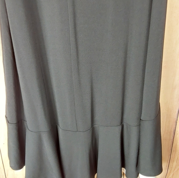 White House Black Market Strapless Dress With White Trim Bodice and White Hem - Picture 5 of 12